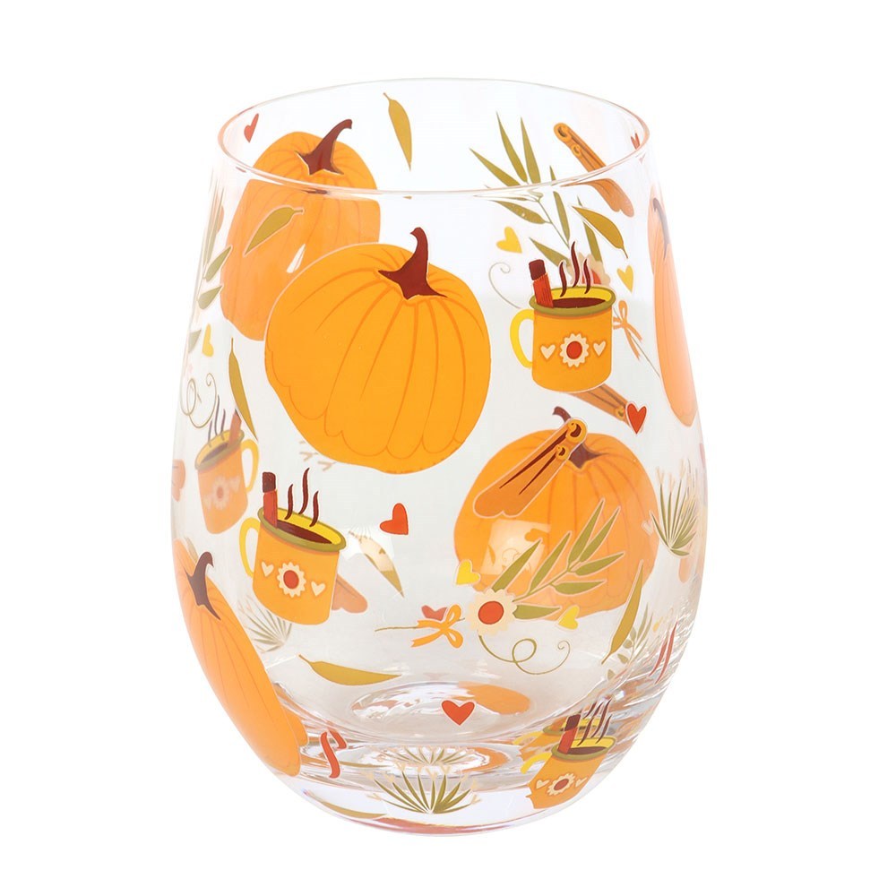 Something Different - Autumn Days Print Stemless Wijnglas - Multicolours